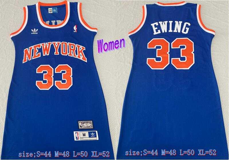 Women Knicks 33 Patrick Ewing Blue Hardwood Classics Jersey,We sell and wholesale Women Knicks 33 Patrick Ewing Blue Hardwood Classics Jersey on line form chian!